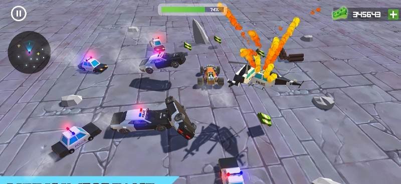 Dodge Police: Dodging Car Game gameplay screenshot 3