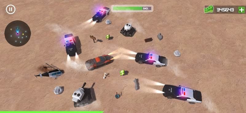 Dodge Police: Dodging Car Game gameplay screenshot 4