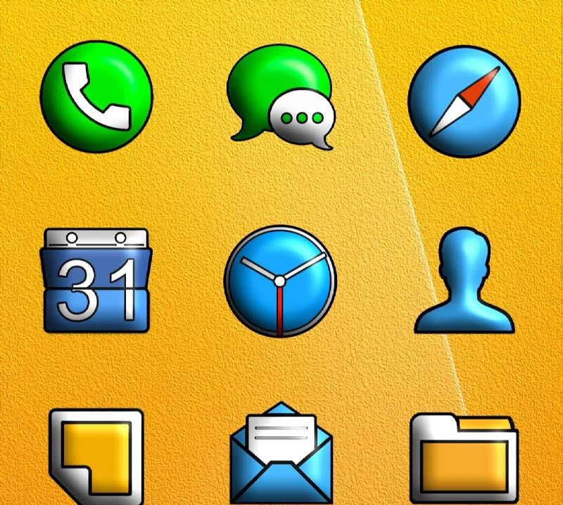 Crispy 3D - Icon Pack screenshot 1