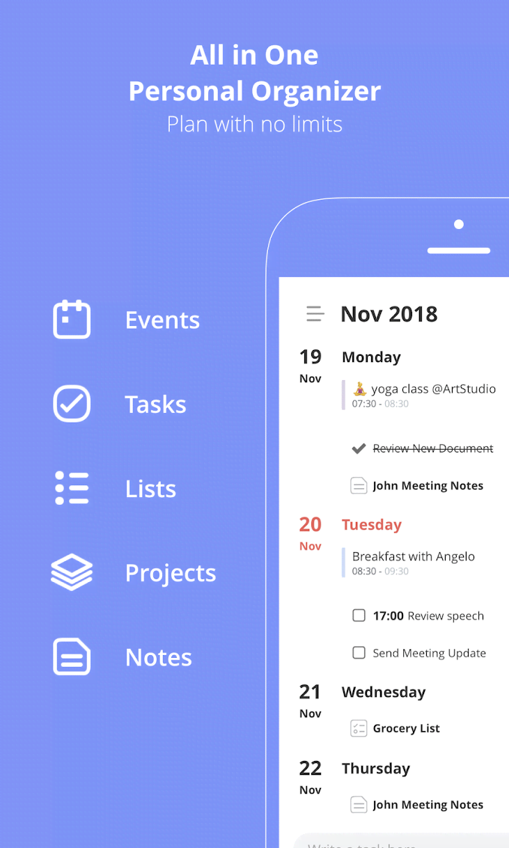 Edo Agenda Screenshot 1