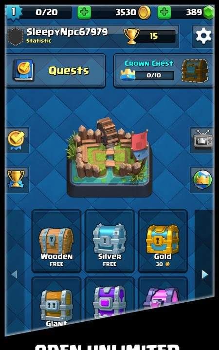 Chest Simulator for Clash Royale screenshot 1
