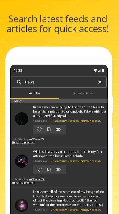 Plenary - RSS feed & offline RSS reader, News Feed screenshot 3