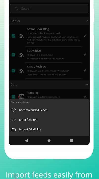Plenary - RSS feed & offline RSS reader, News Feed screenshot 4