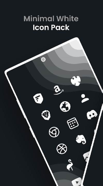 Minimal White - Icon Pack screenshot 1