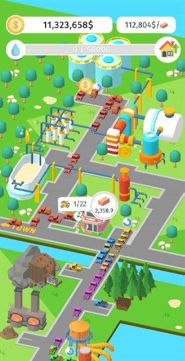 Idle Factory Builder: Clicker screenshot 2