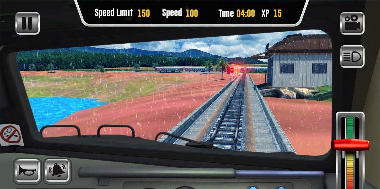 Second screenshot of Train Simulator by i Games
