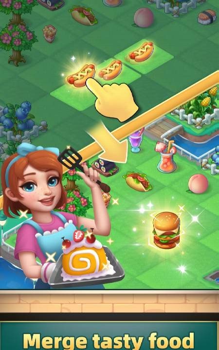Merge Tasty - Food Puzzle screenshot 1