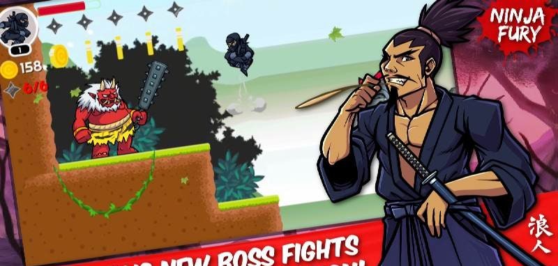 Ninja Fury gameplay screenshot 2