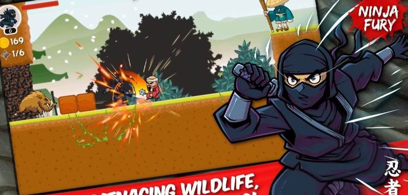 Ninja Fury gameplay screenshot 1