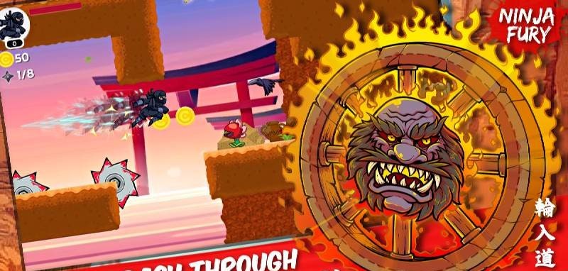 Ninja Fury gameplay screenshot 3