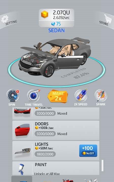 Idle Car gameplay screenshot 3