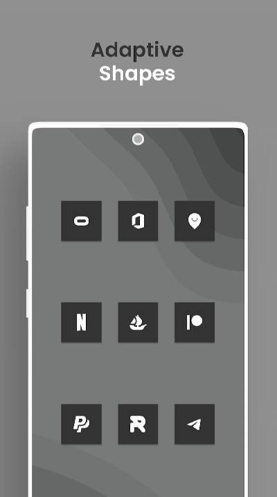 Adaptive Dark - Icon Pack screenshot 3