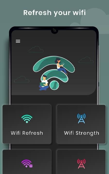 Wifi Refresh With Wifi Signal Strength screenshot 1