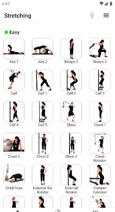 Stark Stretch app screenshot 1