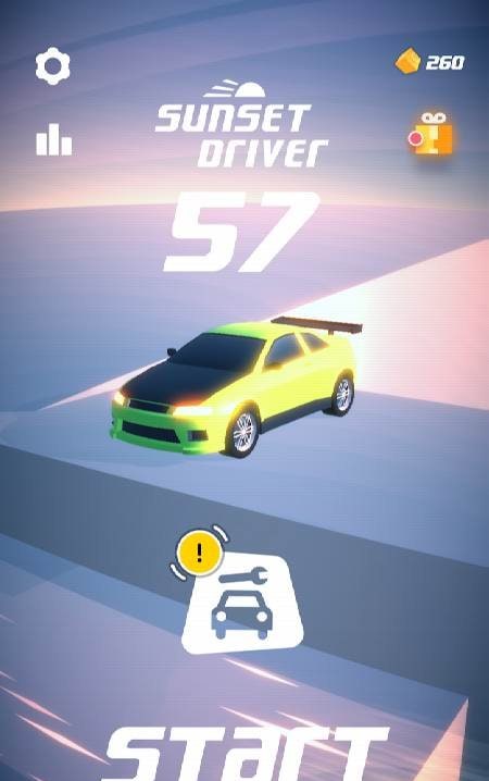Sunset Driver gameplay screenshot 2