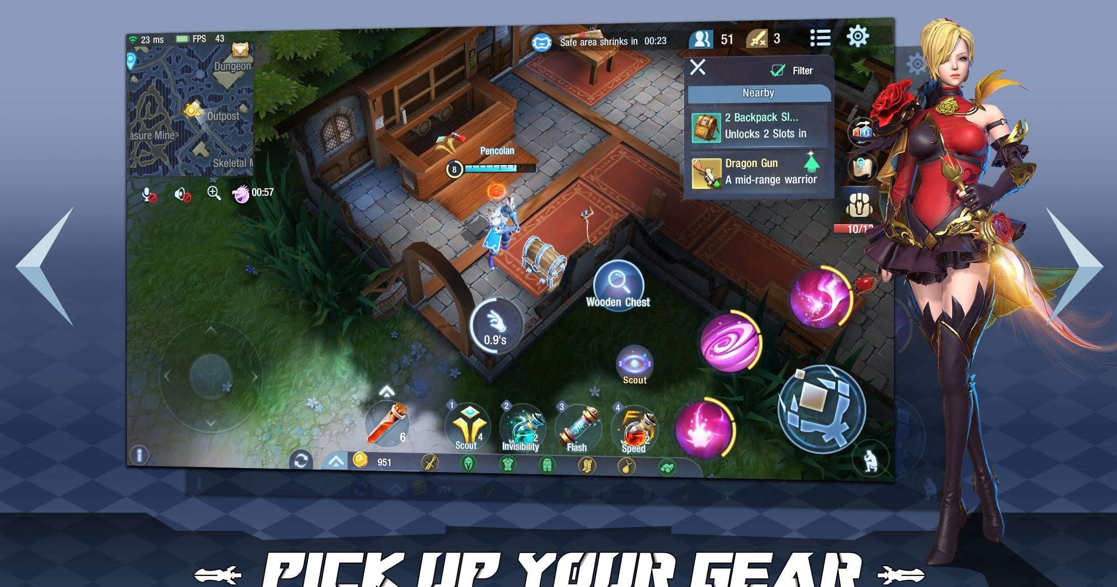 Survival Heroes - MOBA Battle Royale screenshot 4