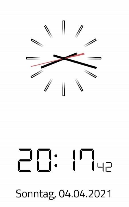 Clock Screensaver screenshot 2