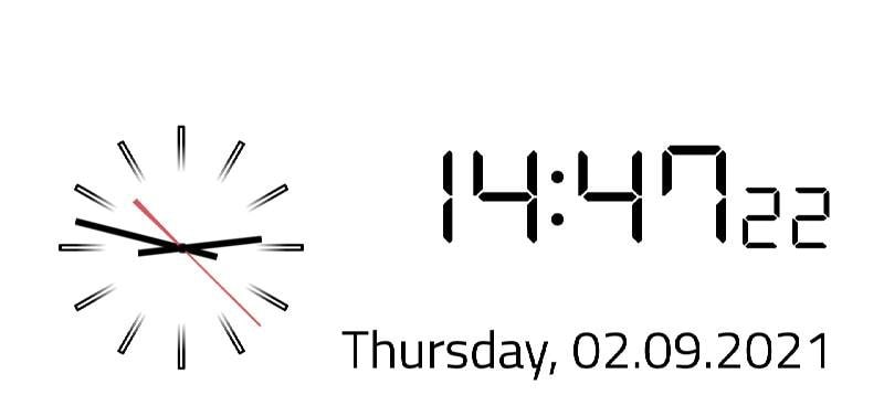 Clock Screensaver screenshot 4