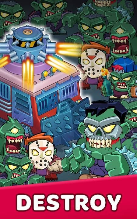 Zombie Van: Idle Tower Defense screenshot 3
