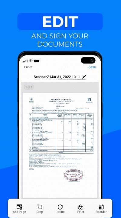 Scanner Z - PDF Documents screenshot 2