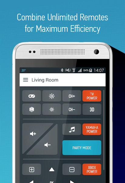AnyMote Universal Remote + WiFi screenshot 1