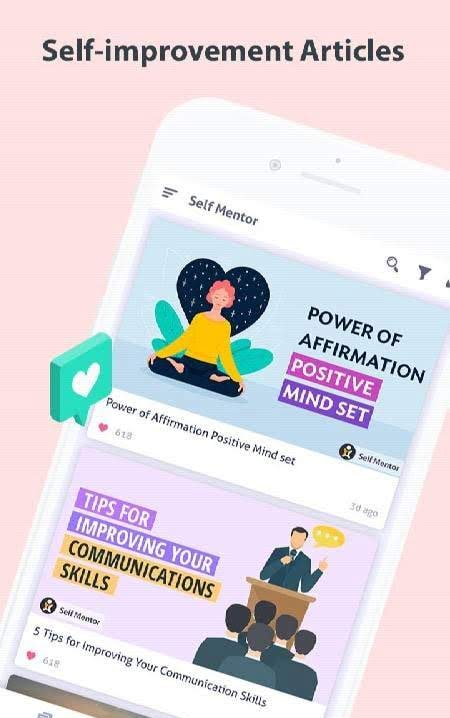 Self Mentor – Improvement & Motivation screenshot 3