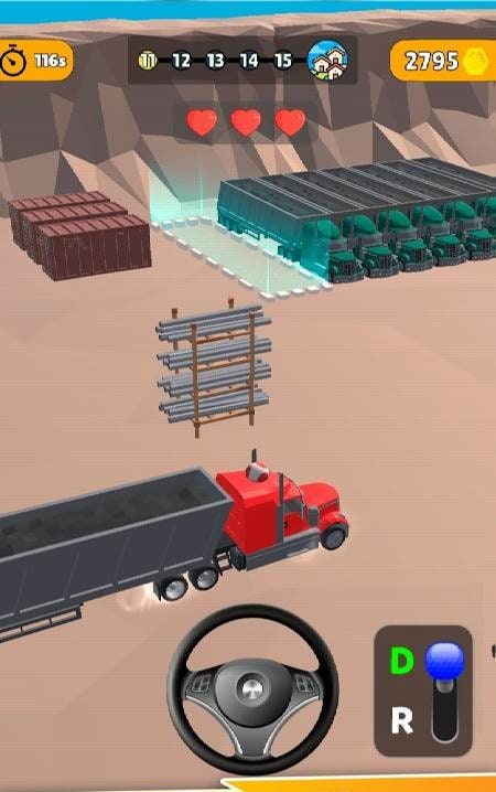 Cargo Truck Parking gameplay screenshot 3