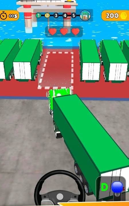 Cargo Truck Parking gameplay screenshot 4