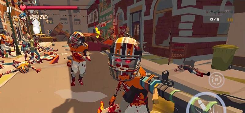 Zombie Poly: Offline Games screenshot 2
