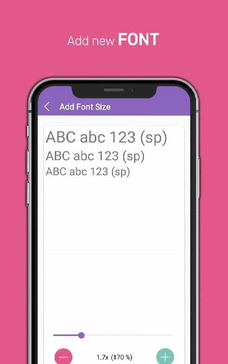 Bigger Mobile Fonts screenshot 3