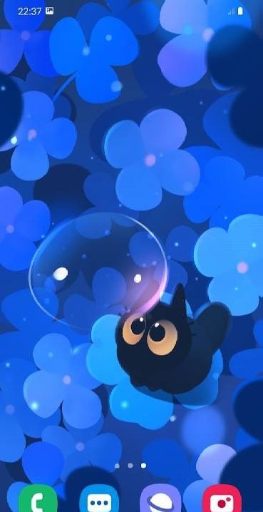 Out in the Blue Live Wallpaper screenshot 1