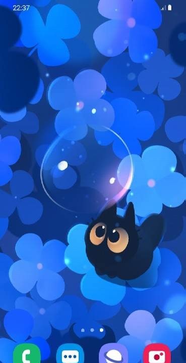 Out in the Blue Live Wallpaper screenshot 4