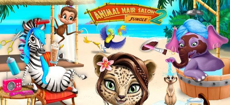 Jungle Animal Hair Salon 2 - Tropical Beauty Salon screenshot 2
