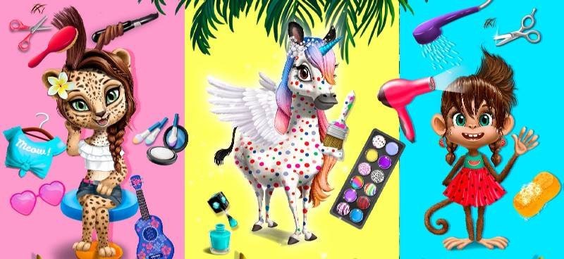 Jungle Animal Hair Salon 2 - Tropical Beauty Salon screenshot 4