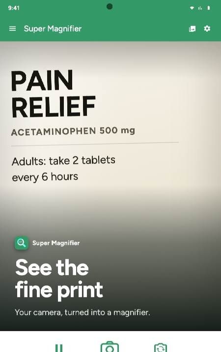 Super Magnifier screenshot 1