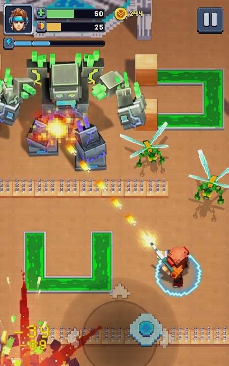 Craftman vs Zombies: The Last Battle gameplay screenshot 2