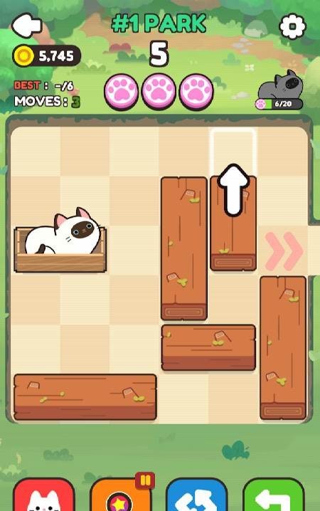 Push Push Cat - Cat Rescue Puzzle screenshot 1