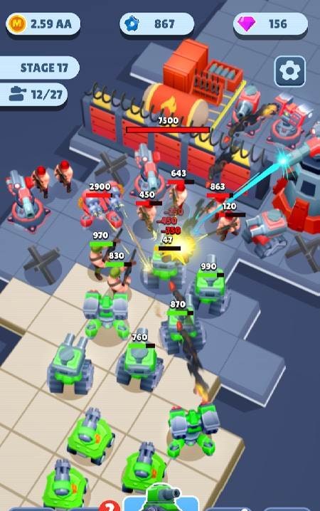 War Idle Troopers gameplay screenshot 4