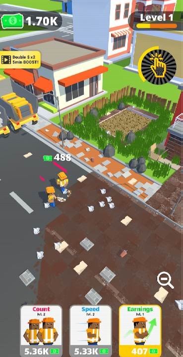 Cleaning Idle gameplay screenshot 1