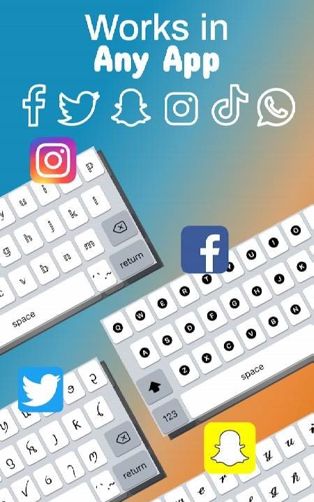 Font Keyboard screenshot 1
