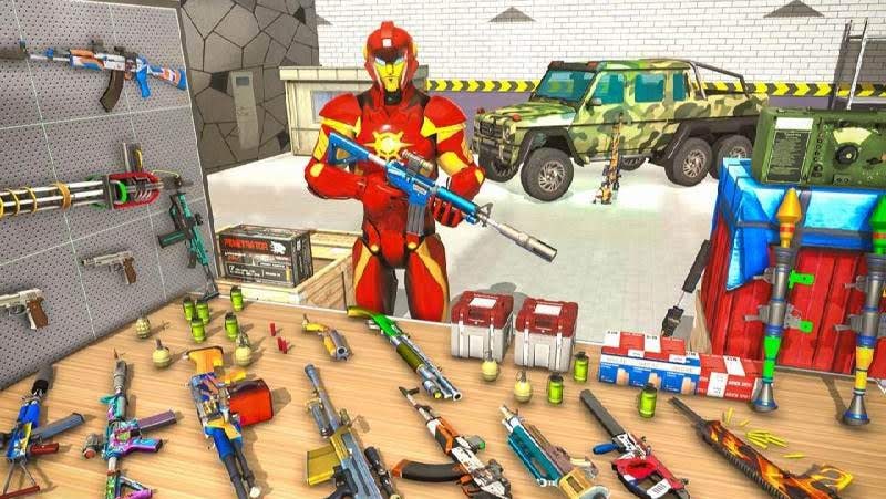 FPS Robot Shooting Strike : Counter Terrorist Microsoft Game screenshot 2