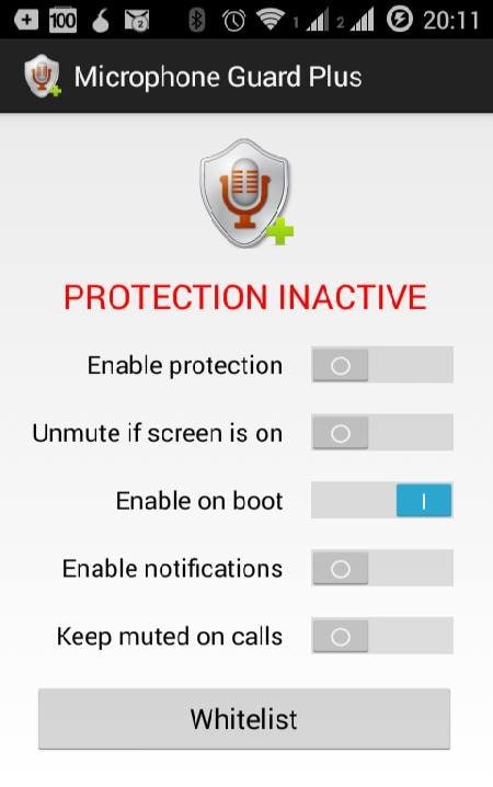 Microphone Guard Plus screenshot 2
