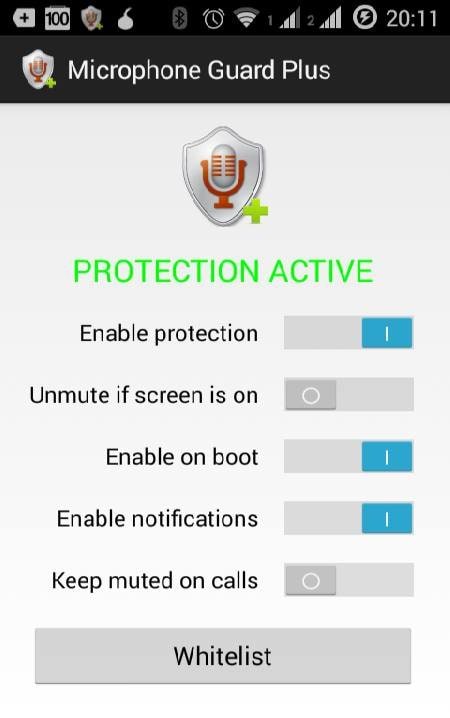 Microphone Guard Plus screenshot 3