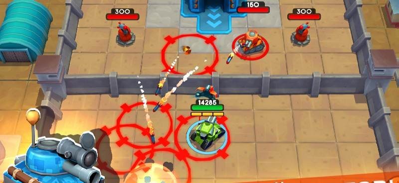 Tankhalla gameplay screenshot 1