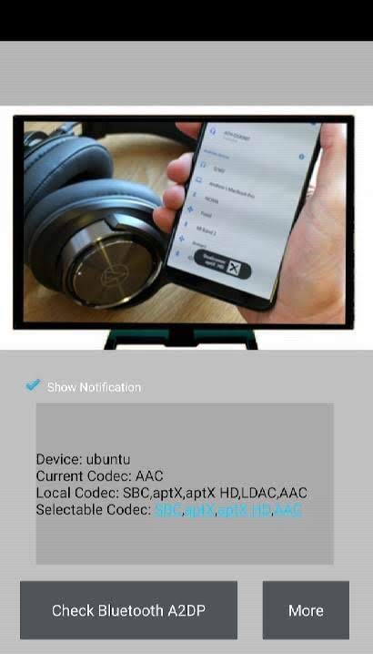 A2DP Setting screenshot 3