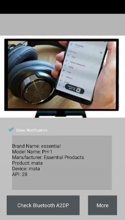 A2DP Setting screenshot 1