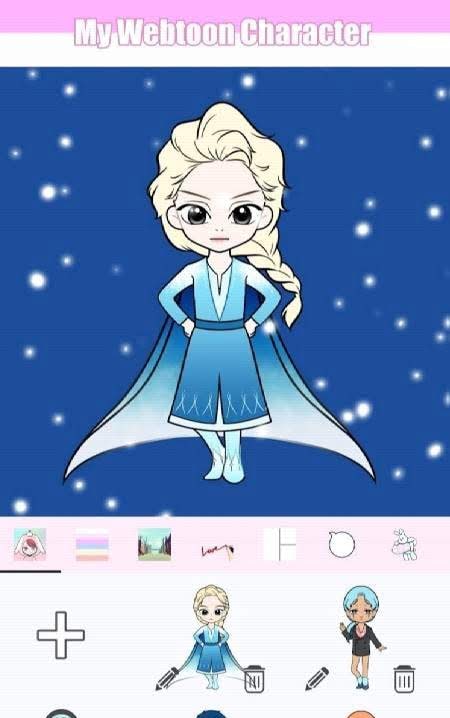 My Webtoon Character - K-pop IDOL avatar maker gameplay screenshot 4