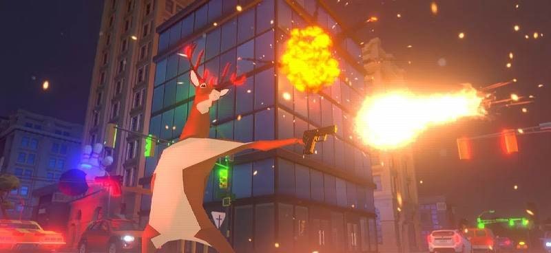 Deer Simulator 2 Game - Hero Gangster Crime City screenshot 2