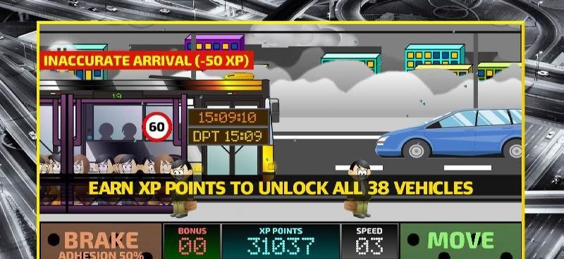 City Bus Driving Simulator 2D - Coach Driver Sim screenshot 2