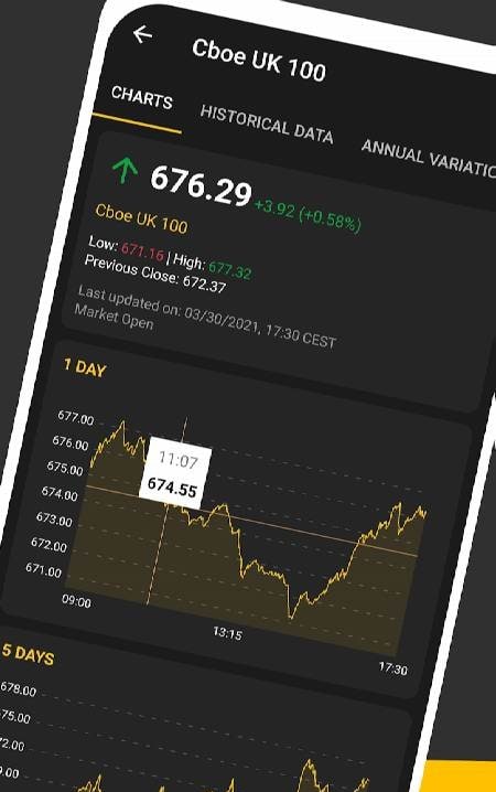InvestApp - Stocks & Finance Screenshot 1